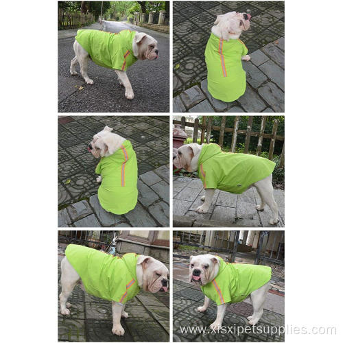 High Quality Outdoor Reflective Waterproof Pet Dog Raincoat